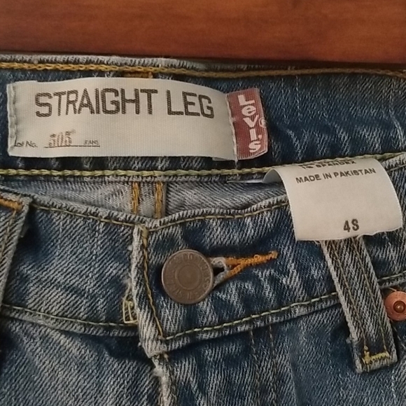 LEVI'S 505 Straight Leg Low Rise Denim Jeans 30 x 30 - Picture 4 of 7